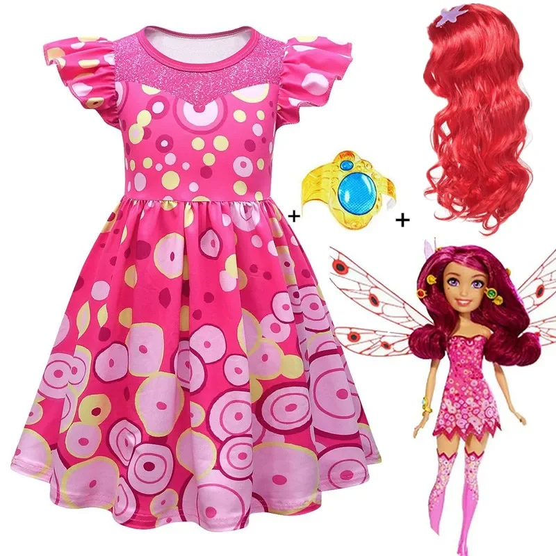 Halloween-Kostüme für Kinder Mädchen Mia und ich Kleidung Mia Cosplay Kostüm Sommerkleid Kinder Geburtstags feier Kleidung für Mädchen