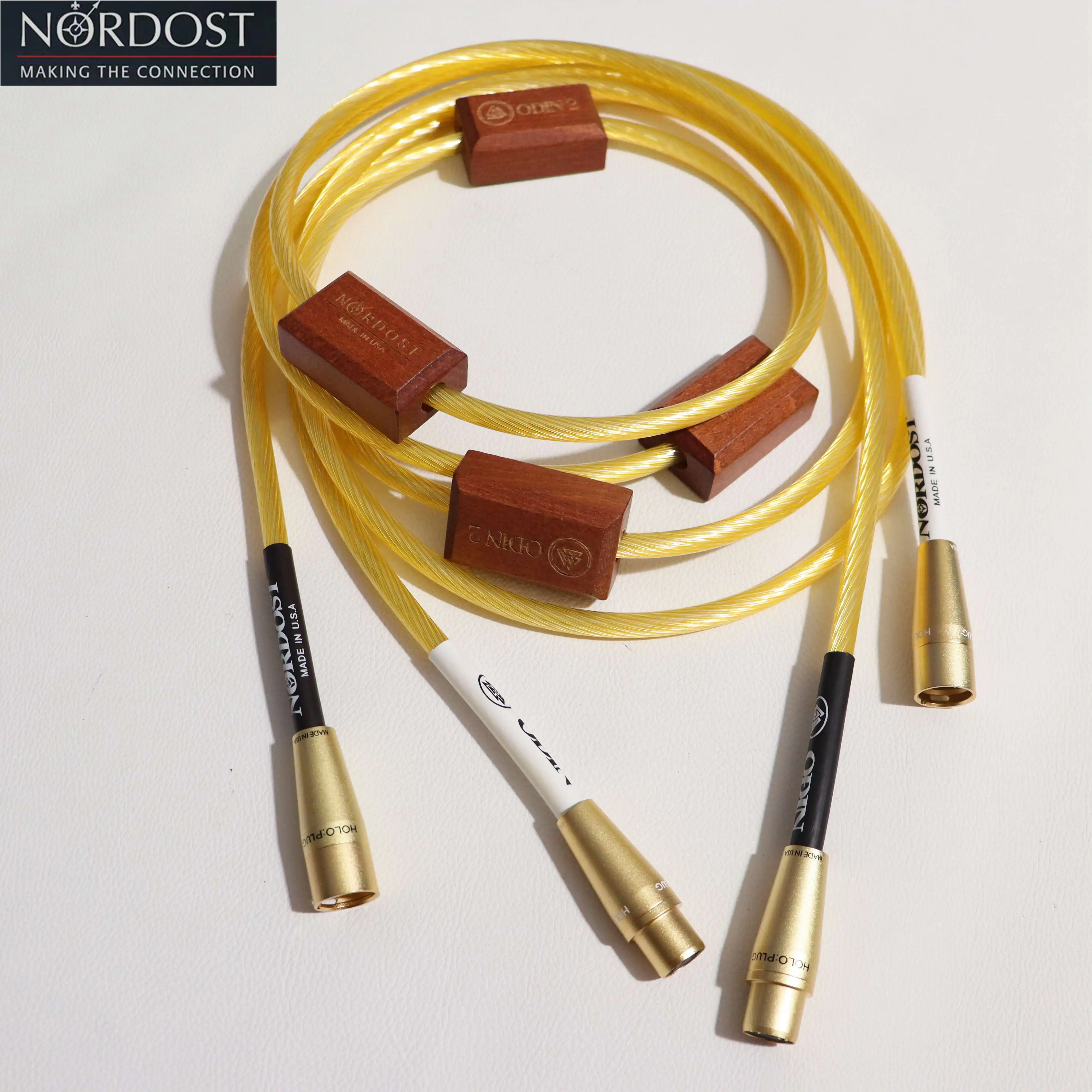 1 pair GOLD Nordost Odin 2 Original genuine Flagship XLR Cable Reference Interconnects HIFI audiophile grade balanced wire