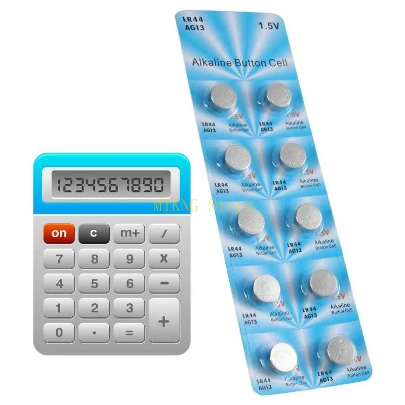 10PCS AG13/LR44 1.5V Watches Button Batteries AG13 A76 357 357A LR1154 best sale