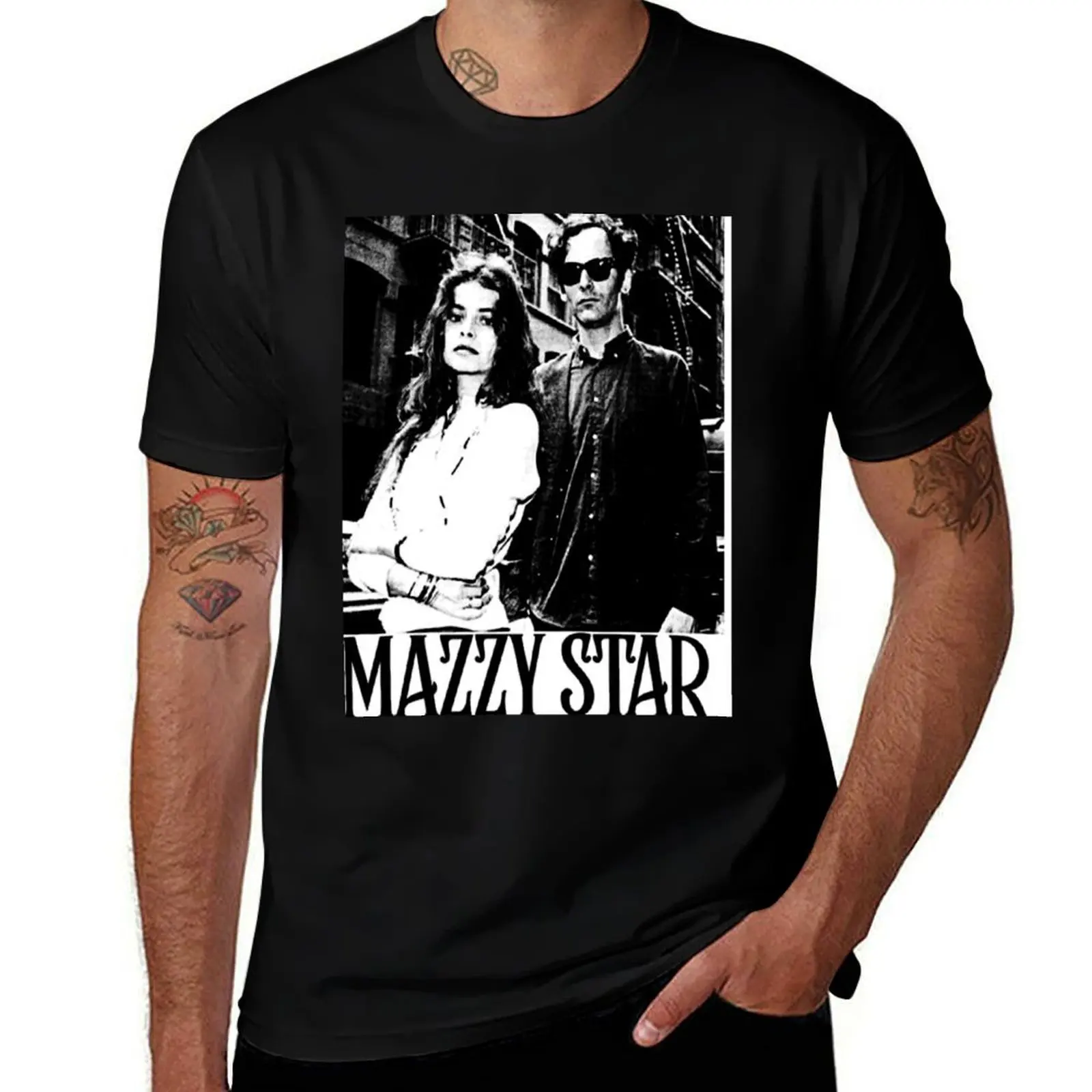 mazzy star Green T-Shirt Basic Casual Wear Short Sleeve Top
