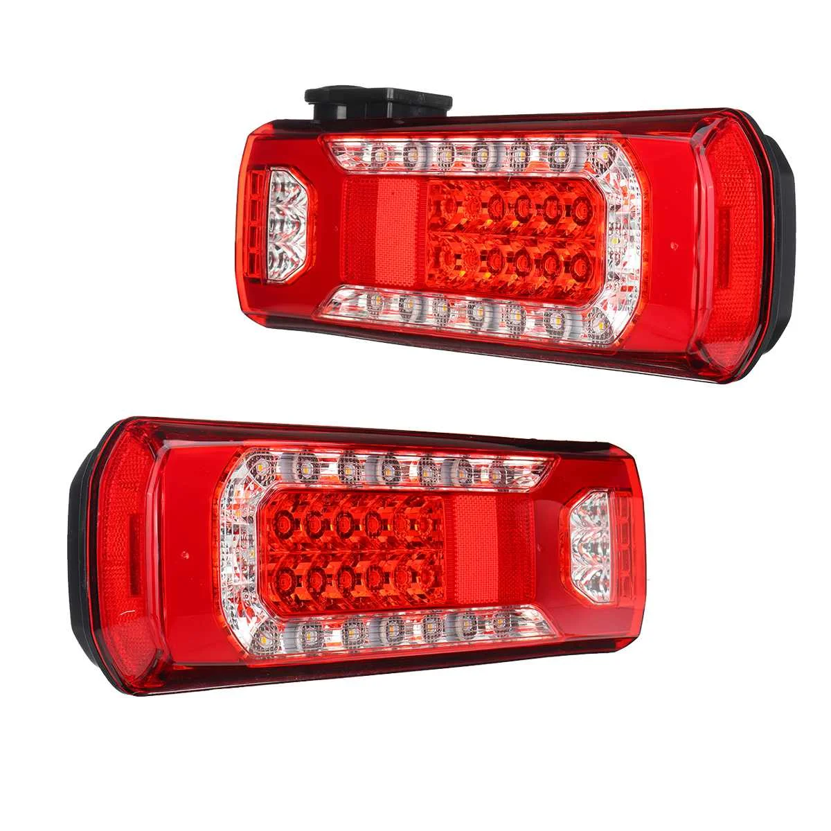 New 2x LED Taillight Tail Light Dynamic Turn Signal Lamp Brake Stop Fog Light For Mercedes For Benz Actros MP4 MP5 Atego Actros