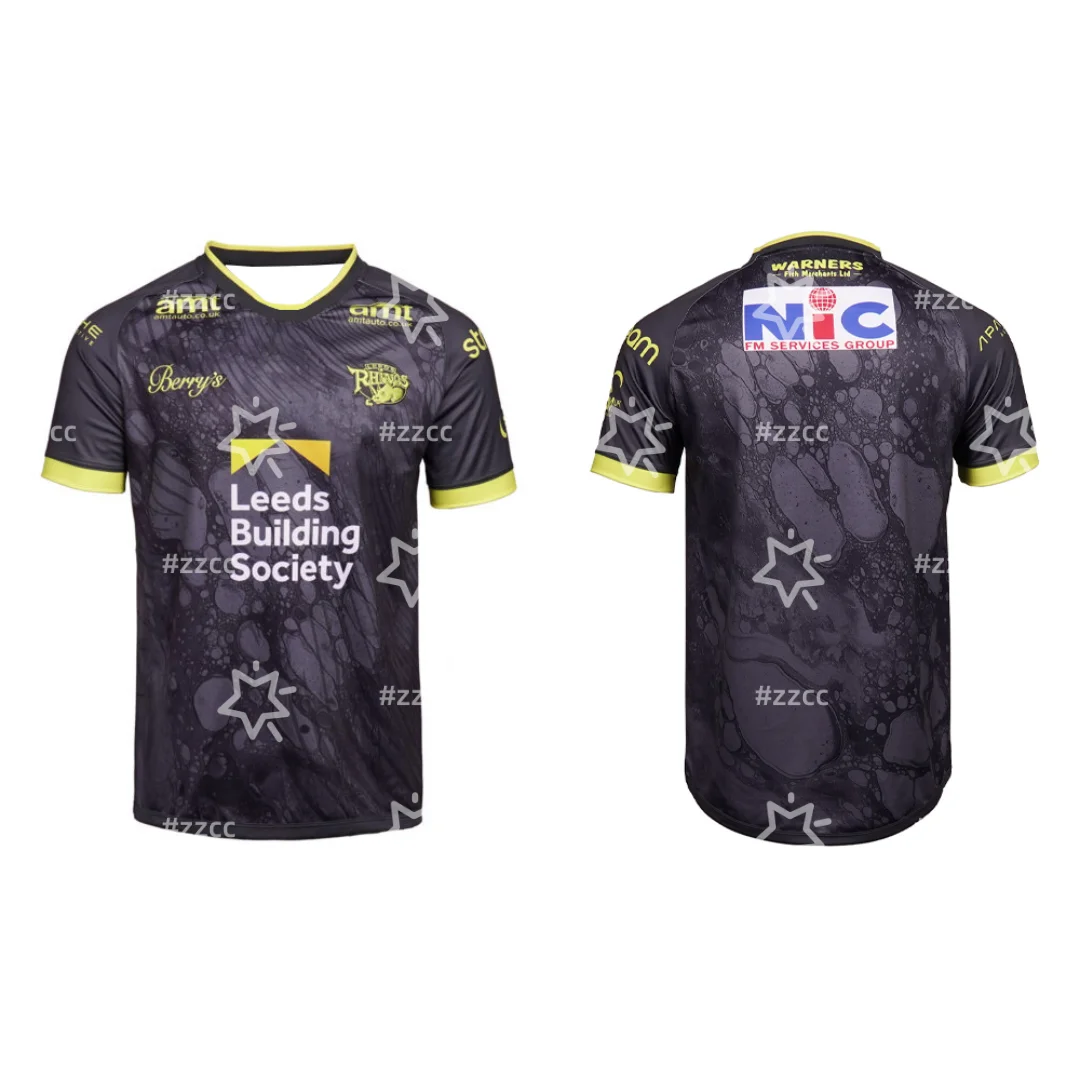 

Реплика альтернативной футболки Leeds Rhinos 2026, комплект для соревнований и тренировок, спортивная мужская футболка, детская одежда, женская футболка