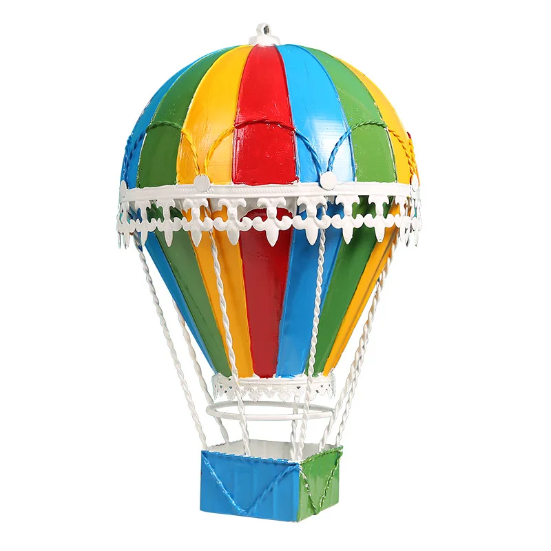 

Retro Wrought Iron Hot Air Balloon Decoration Ideas Can Be Hung Desktop Ornaments