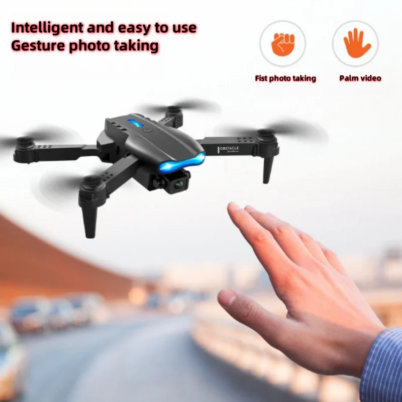 Aerial photography drone 4k HD dual camera obstacle avoidance remote control airplane flyer one key automatic return drone