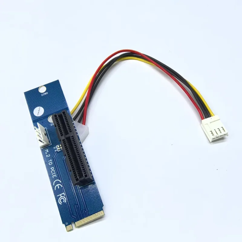 NGFF To PCI-E Riser Card M.2 SSD Port To PCIE X4 Expansion Card Slot Adapter Riser Cable