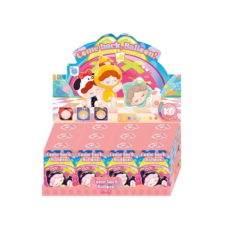 

Оригинальная серия Wendy Come Back Balloon: Таинственная мини-коробочка-сюрприз, милые фигурки из ПВХ для декора рабочего стола, подарок-сюрприз для девочек