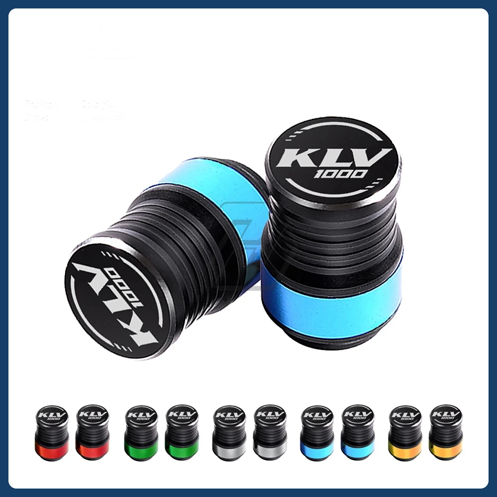 

Motorcycle Accessories Wheel Tire Valve Caps Covers Case for Kawasaki KLV1000 KLV 1000 Rim