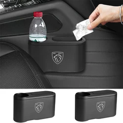 Portable Car Trash Garbage Storage Box Auto  Storage Accessories for Peugeot 107 208 3008 308 307 406 407 408 508 207