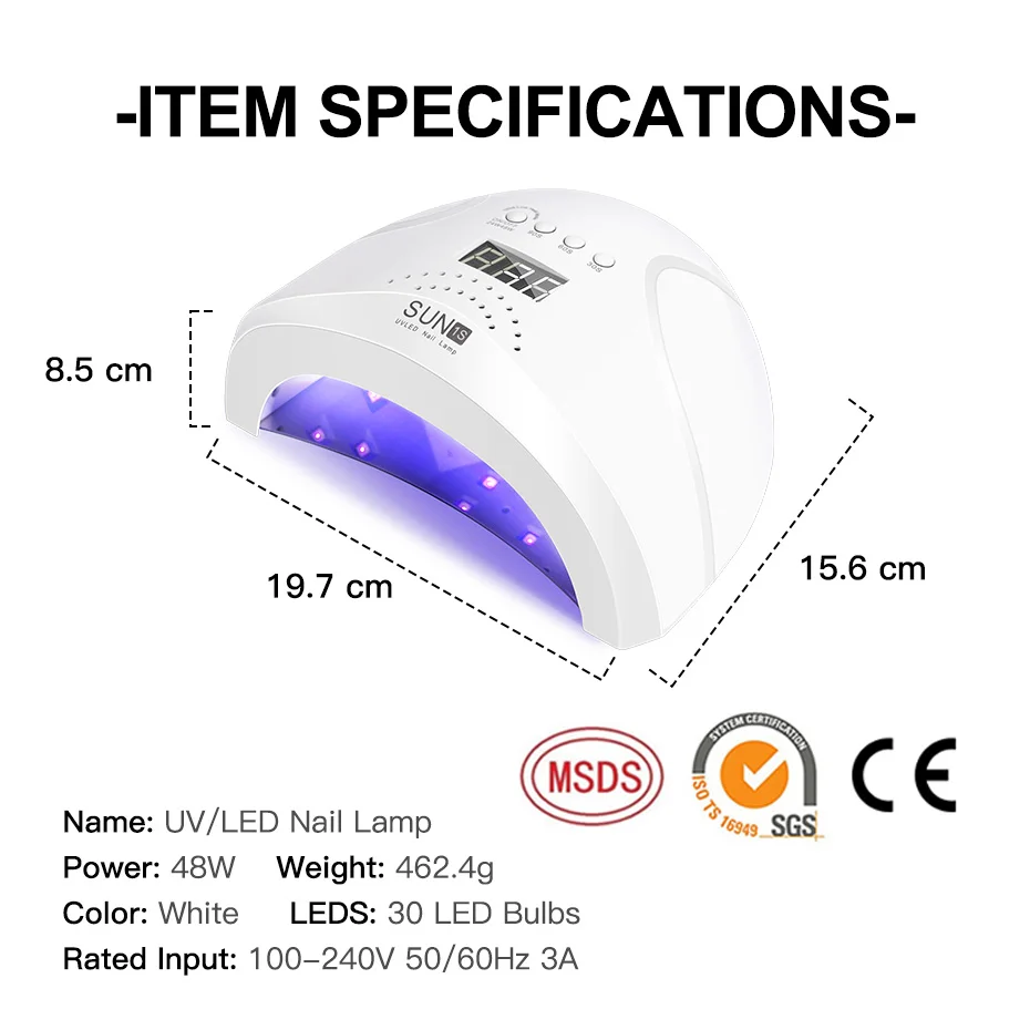 NAILWIND LED Lamp For Nails UV Nail Drying Lamp For Manicure Machine Curing Gels Polish Nail Equipment Nail Dryer Lamp Light