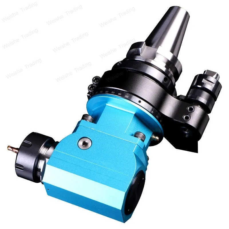 

Угловая головка для обрабатывающего центра BT40-90 градусов, фрезерная головка для боковой обработки BT50-ER25 32 40, угловая головка для боковой фрезерной обработки.