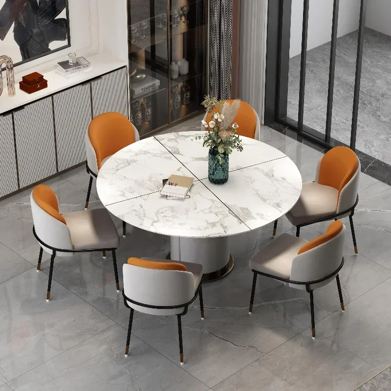 Shower Dining Room Chair Modern Armchairs Kitchen Furniture Office Minimalist Chairs Metal Design Home Krzeslo Soft DC-449 image 5