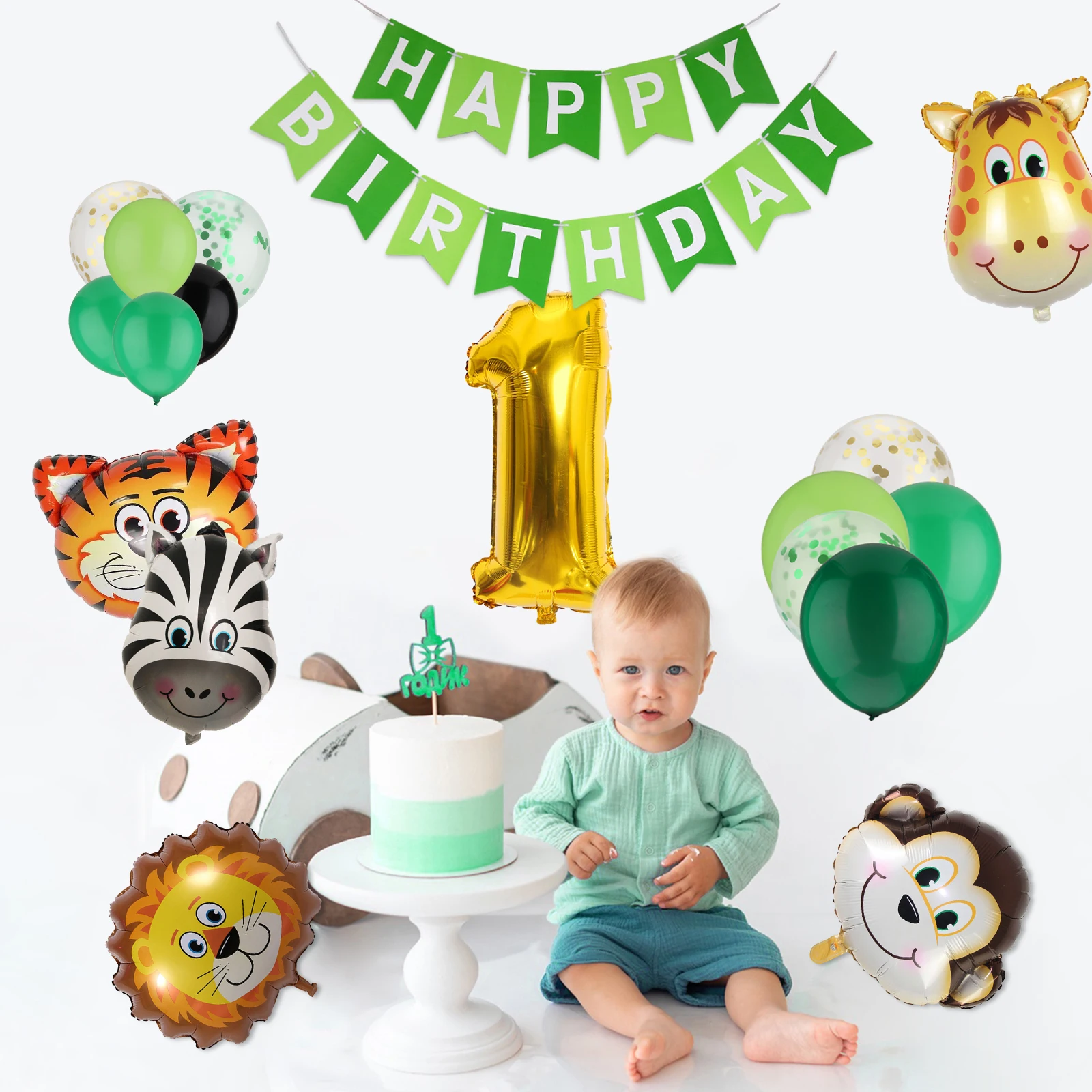 60/123pcs 20 Inch Green Color Aluminium Foil Heart Ballons Decorations 12inche Green Latex Party Balloons Foil Heart Balloon