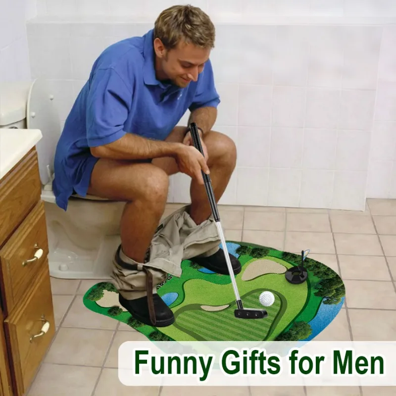 A Set of Five Toilet Golf Balls, A Fun and Leisure Golf Ball Set for The Toilet, Perfect As A Gift for Dad or Boyfriend.