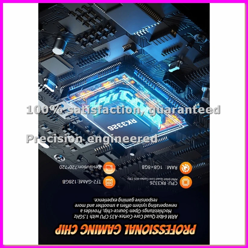 

Игровая консоль S600 Retro, 128 ГБ, с открытым исходным кодом Linux, 4,0-дюймовый IPS-экран, портативный видеоплеер с более чем 18000 играми, красный-ABVK