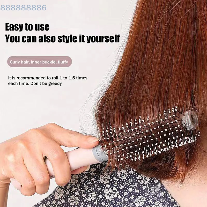 [B]Curly Hair Styling Comb for All Hair Types Reduces Shedding Enhances Volume Comfortable Handle for Men Women Salon Daily Use