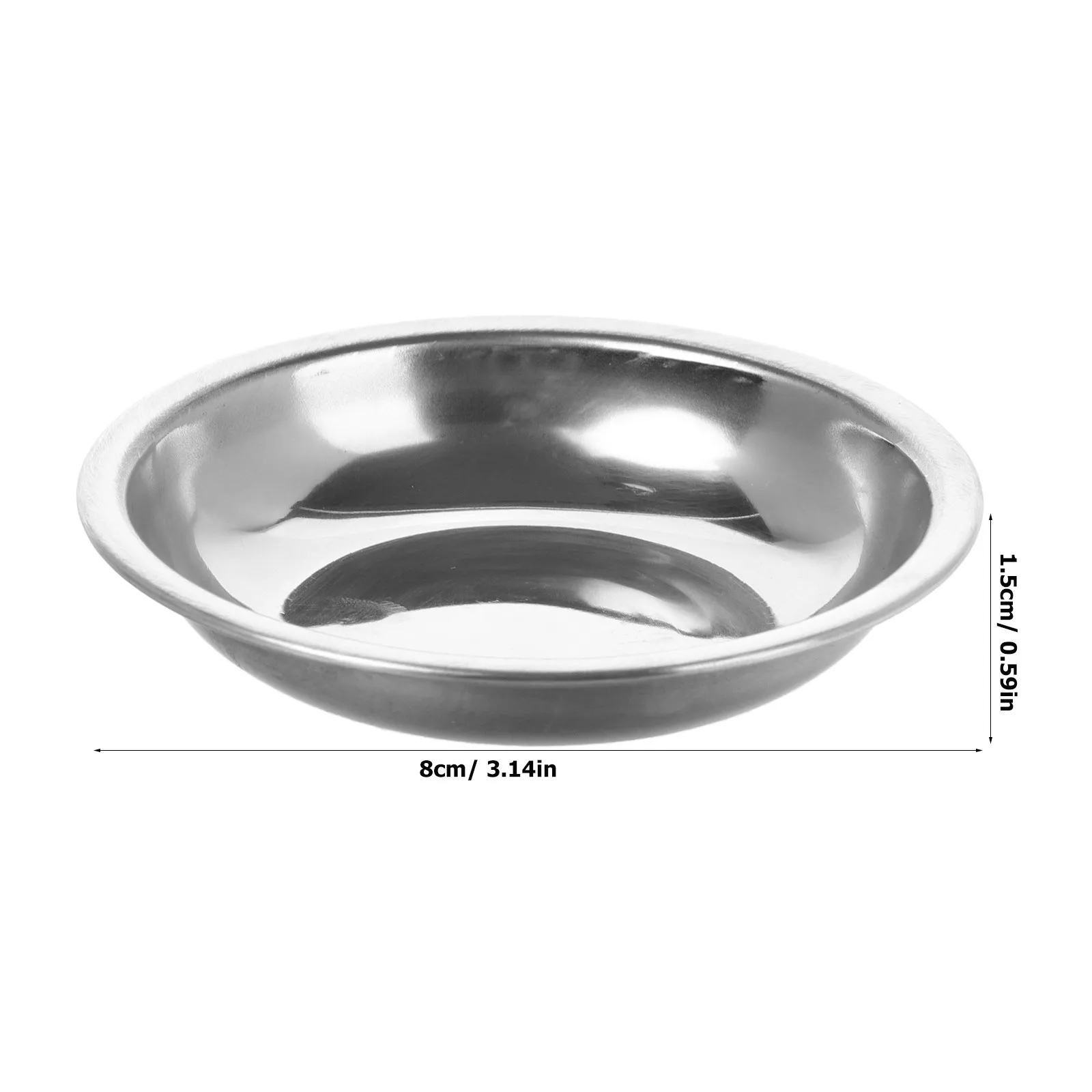 4pcs Stone Measuring Cup Diamond Scale Plate Electric Rhinestones Tray Jewelry Weighing Pans Stainless Steel Kitchen Food Scale