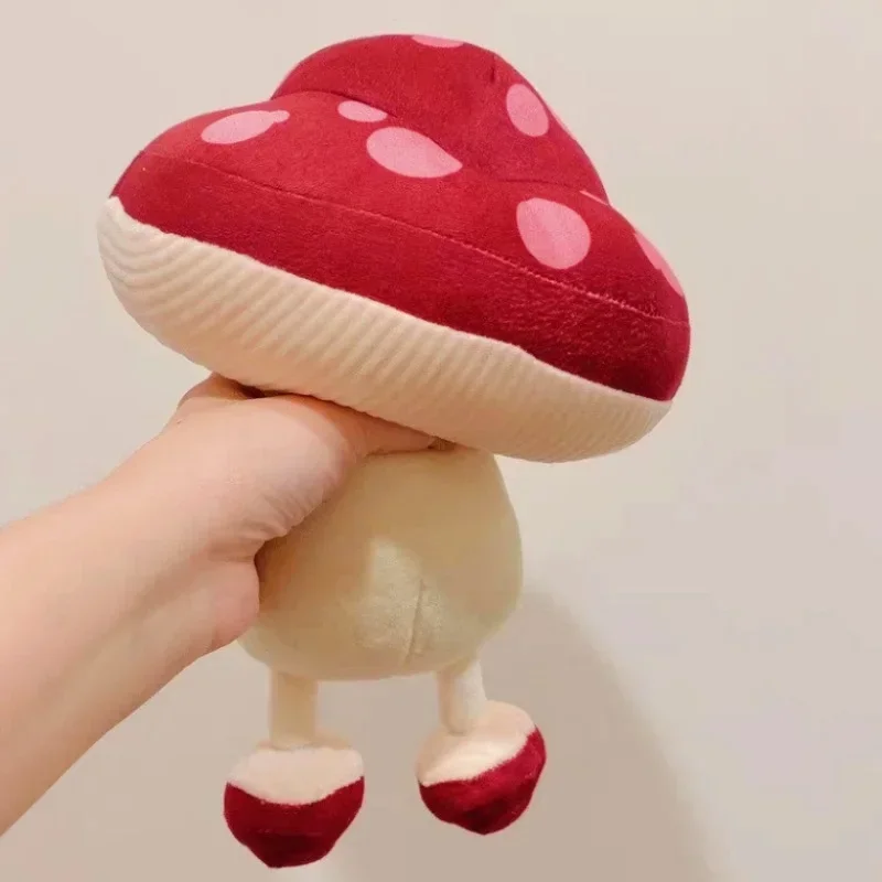 2024 Delicious in Dungeon Plush,25cm Walking Mushroom Plushies Toy, Soft Stuffed Animal Pillow for Home Kids' Bedroom Decor