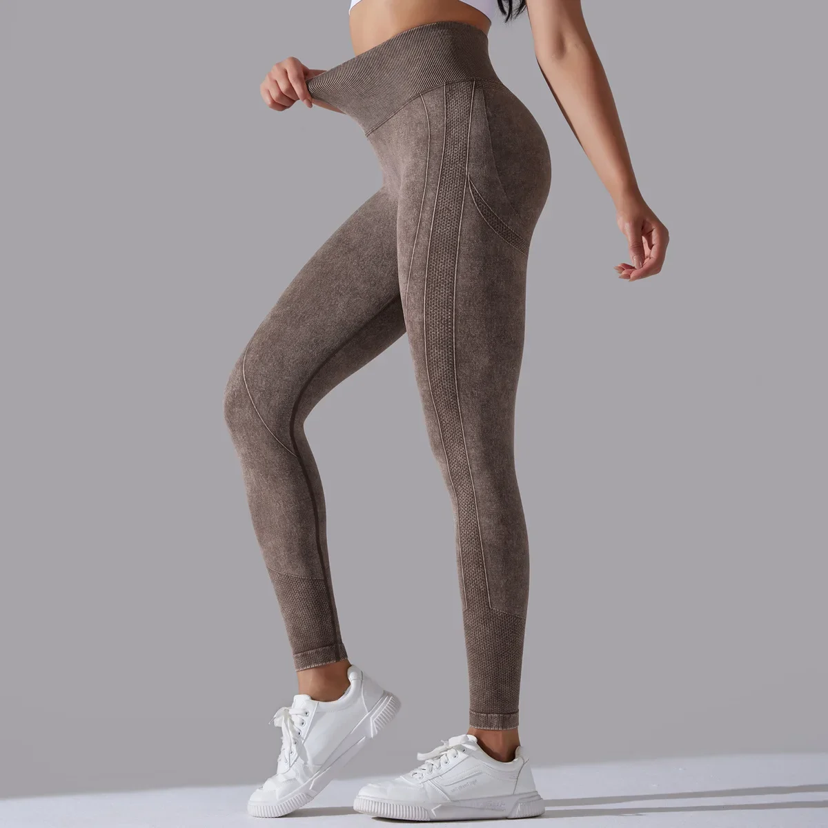 Leggings da donna sollevamento Push Up Fitness Legging Sexy Slim Leggins a vita alta Mujer Fitness Legging senza cuciture