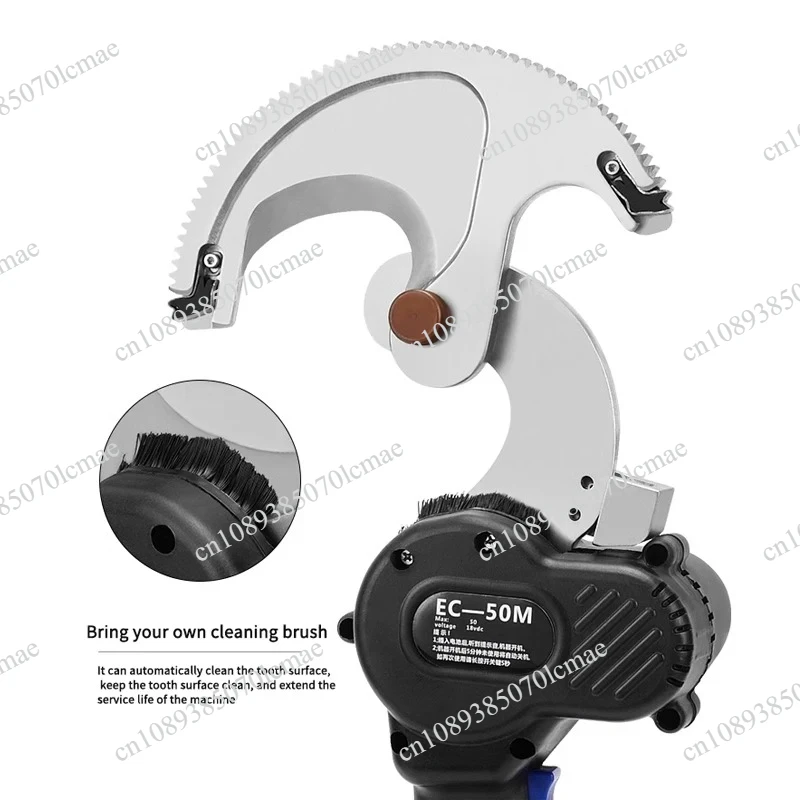 EC-50/65M Handheld Rechargeable Electric Ratchet Cable Cutter 18V 5.0AH Lithium Battery Copper Aluminum Steel Core Fast Scissors
