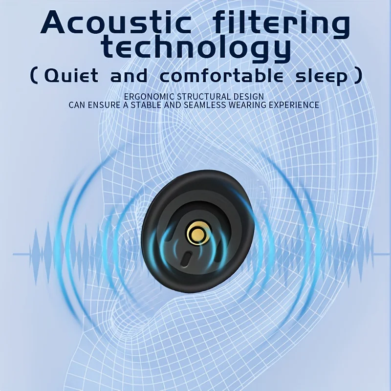 ที่อุดหูตัดเสียงรบกวนแบบใช้ซ้ำได้ พร้อมจุก 2 ขนาด กล่องเก็บของ นุ่ม ทนทาน สำหรับการนอนหลับ คอนเสิร์ต การเดินทาง การเรียน การกลับไปโรงเรียน