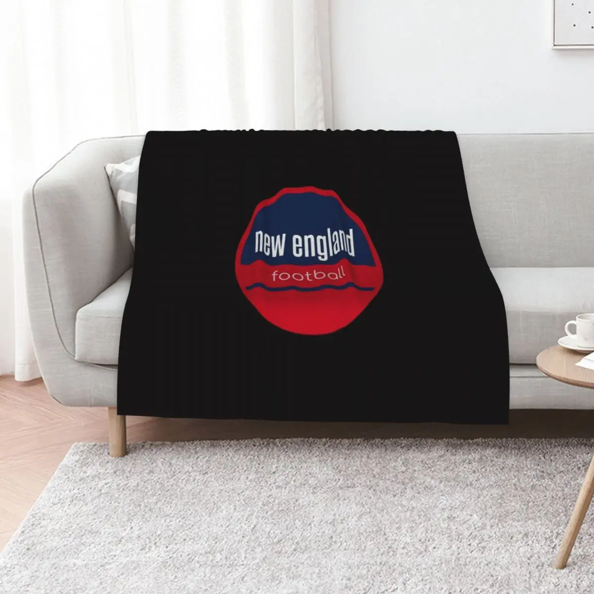 New england football Throw Blanket Heavy Warm Loose decorative Beautifuls Soft Beds Blankets