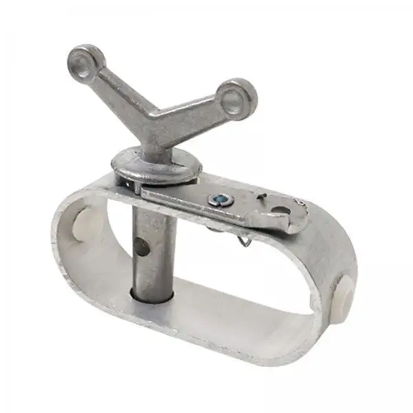 Fence Wire Strainer Stainless Look Steel Rope Pulley Tensioner for Chain Link Fence and Durable Field Use