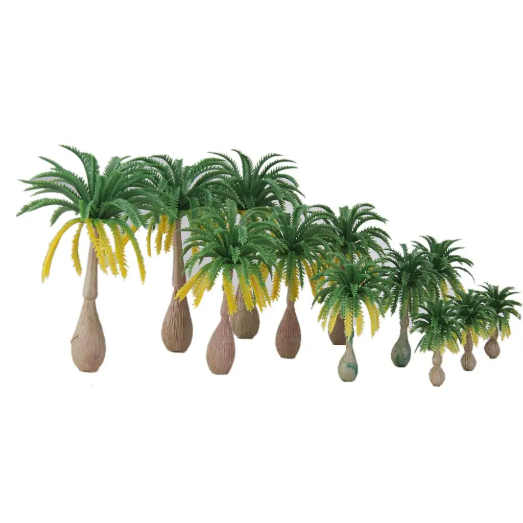 Palme modello paesaggio da 12 confezioni per scenari diorama di architettura ferroviaria