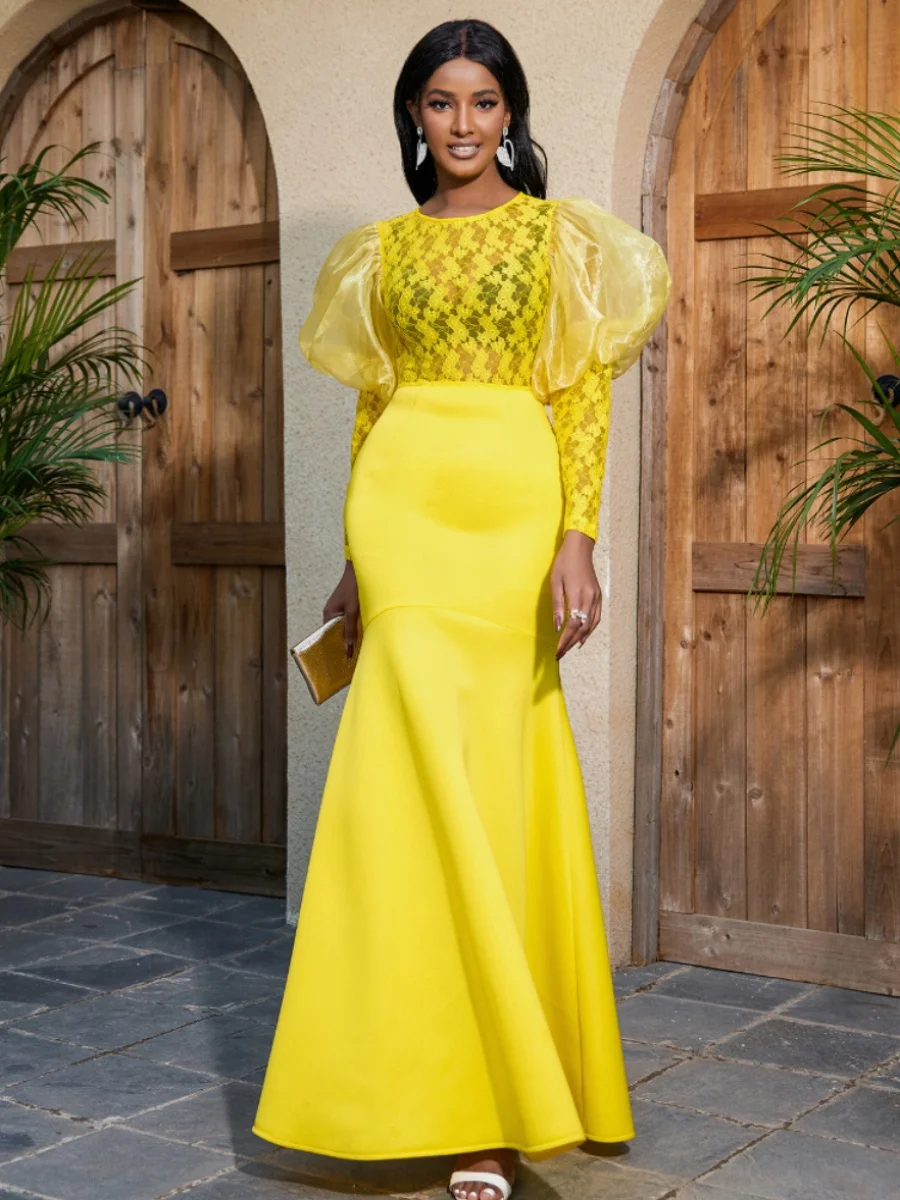 High-Waist Long Sve…