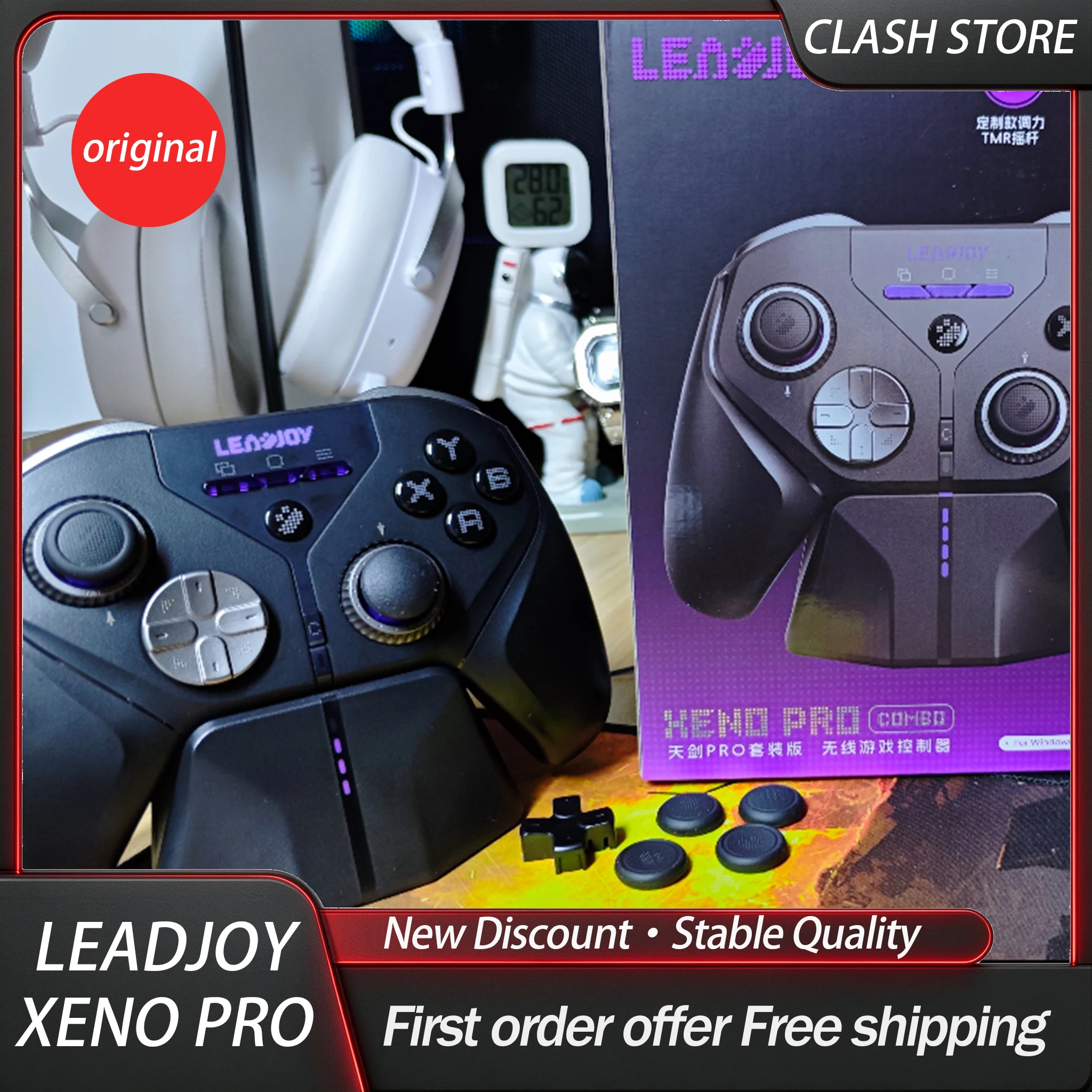 manette-de-jeu-leadjoy-xeno-pro-sans-fil-bluetooth-joystick-reglable-tmr-manette-de-jeu-a-vibration-stereoscopique-pour-pc-switch2-et-steam