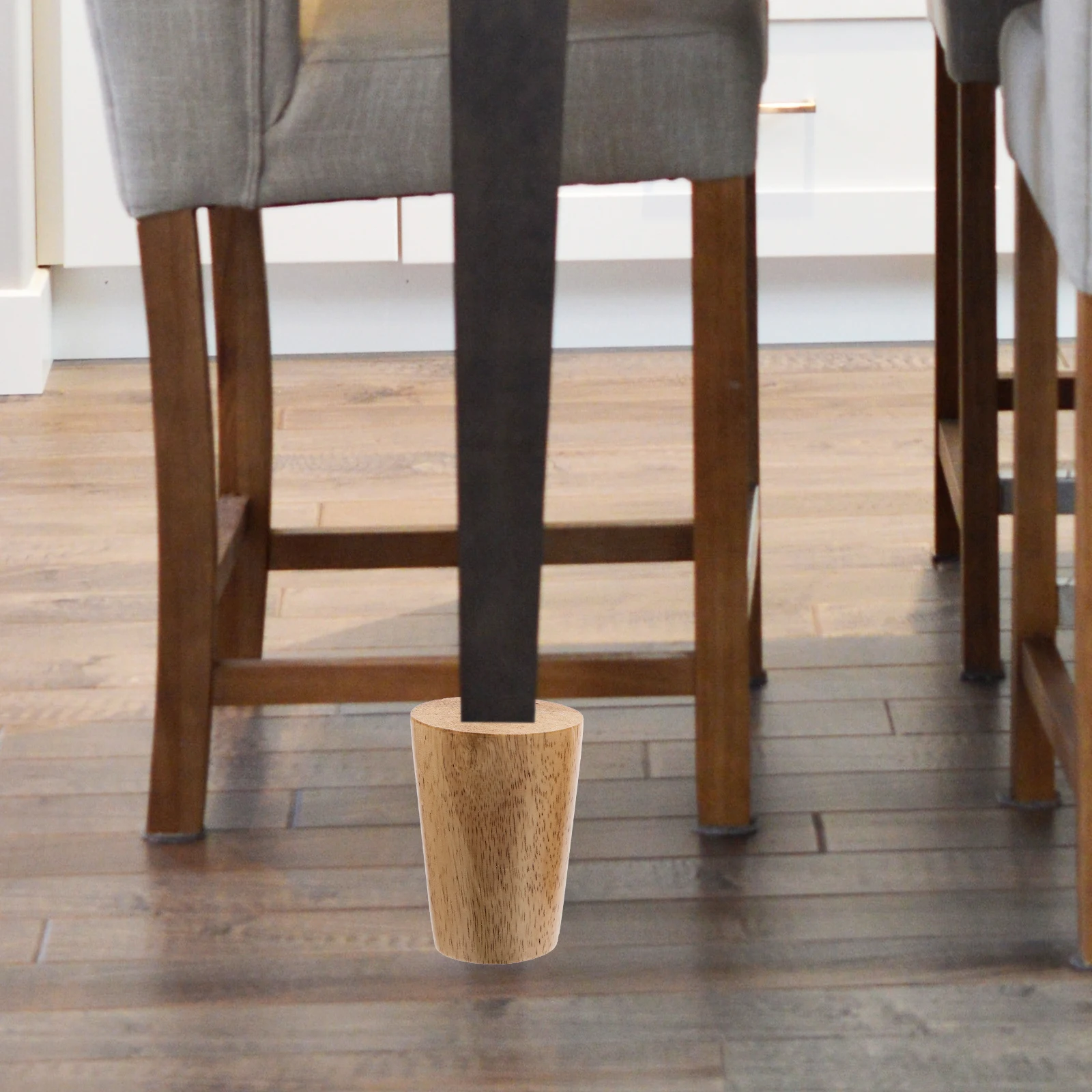 

2 Pcs Furniture Legs Wood Solid 2 Inch Adjustable Feet for Sofa Dresser Cabinet Chair Table Sturdy Durable Easy Install