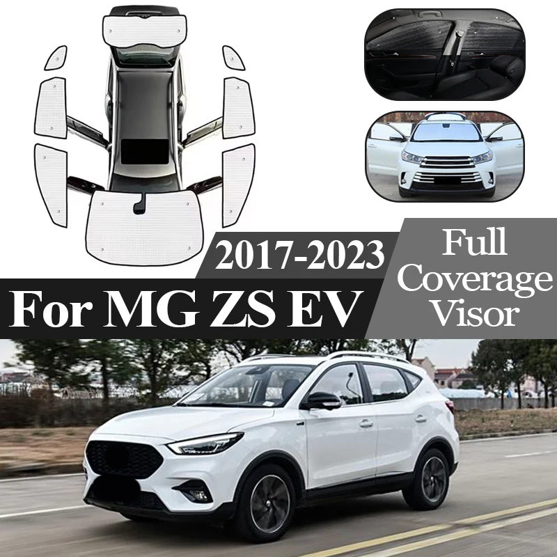 

Indoor Auto Accessories For MG ZS EV 2017-2022 2023 Anti-UV Full Window Sunshade Car Coverage Sunshade Cover Protection Board