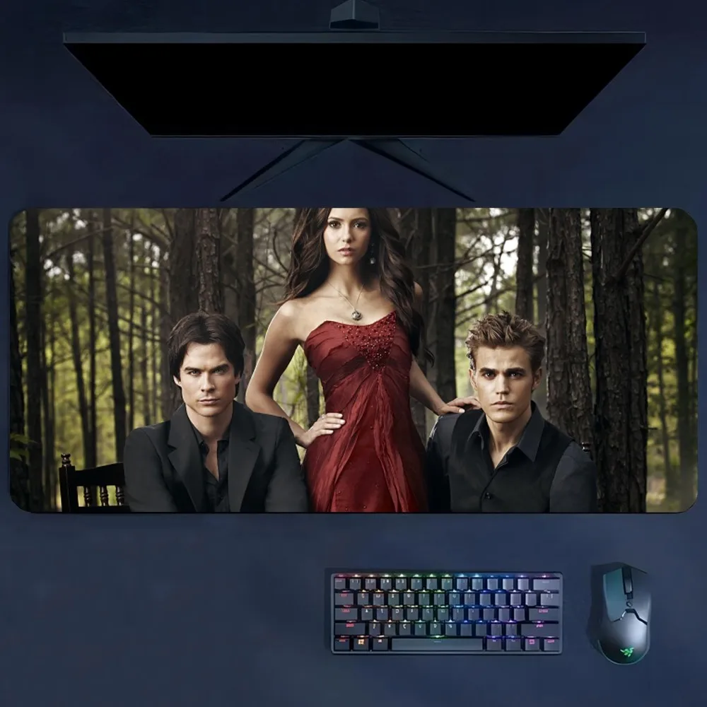 the Vampire Diaries garbinet player Mouse Pad Large Computer Gaming Accessories 1000x500mm MousePads Desk Mats Carpet Anti-slip