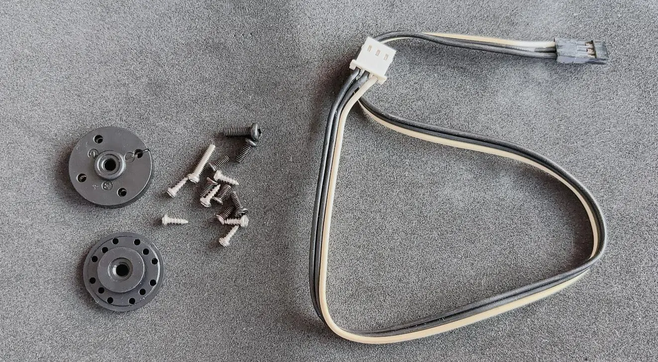 Arm and cable parts for SpringRC MX28 SR518 servo motor Digital Metal Geared Cont. Rot. robot Servo-SR518D