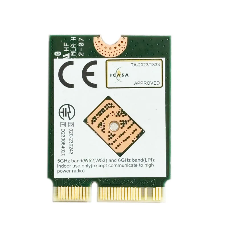 WDXUN für MT7925 WiFi7 Netzwerkkarte Bluetooth 5.3 M.2 NGFF Drahtloser Adapter 5400Mbps Tri-Band 2,4G 5G 6GHz Wifi 7 für Windows11 – Detail 6