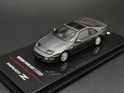 INNO 1:64 NISSAN 300ZX Z32 Metal gray bonus wheel Die-cast alloy car model collection display gifts