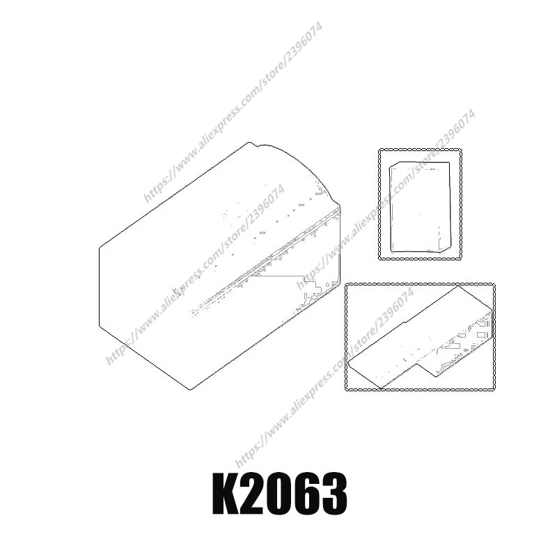 شخصيات كرتونية للأطفال ، ملحقات كتلة البناء ، KDL809 ، K2061 ، K2062 ، K2063 ، K2064 ، K2065 ، K2066 ، K2067