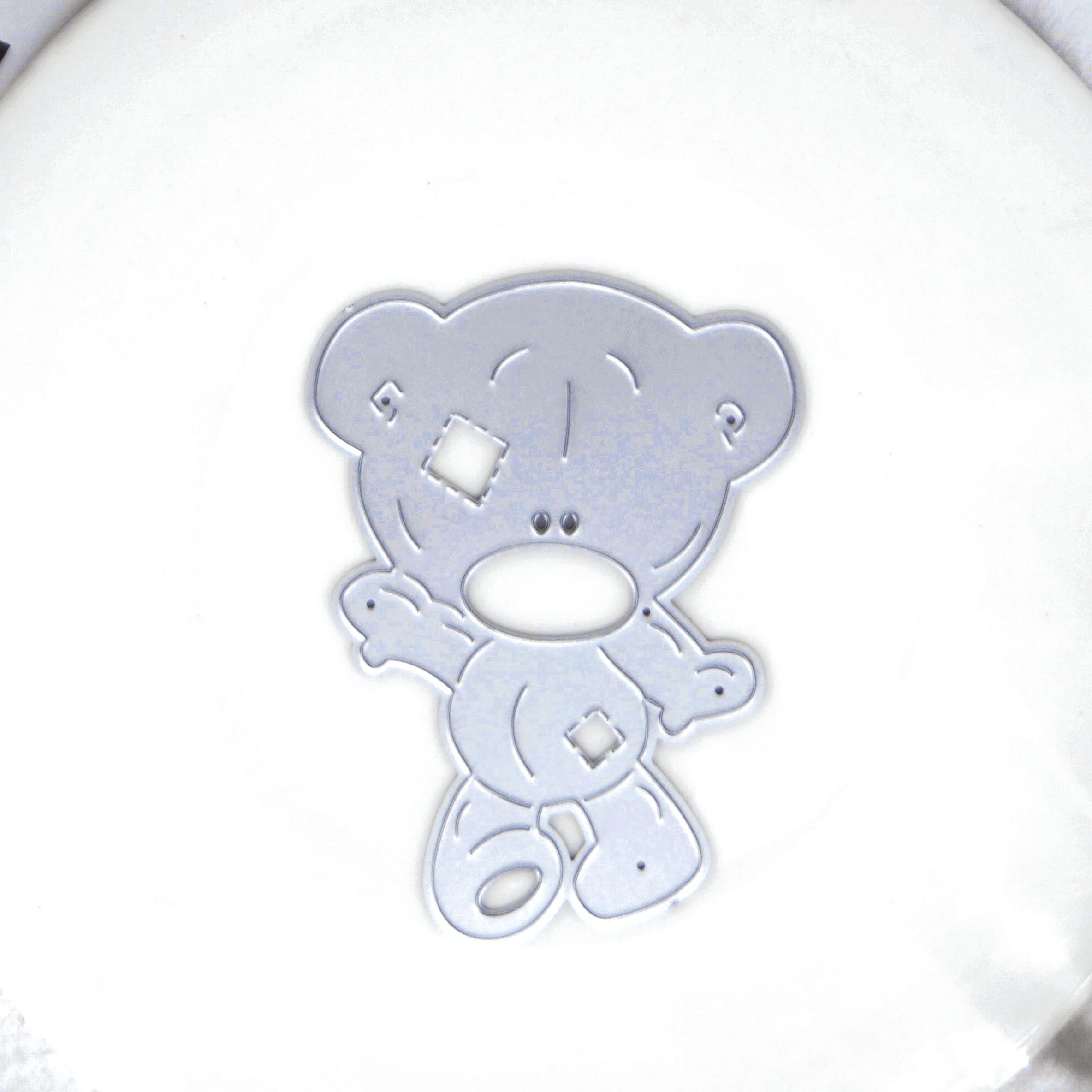 Patch Bear Metal Die Cutting Dies For DIY Scrapbooking Photo Album Clipart Paper Carving Decorative Embossing Folder Stencil