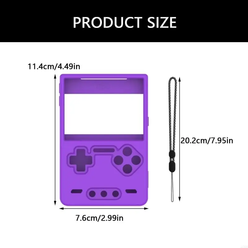 270B Gamepad Housing Silicone Protector With With Lanyard for Trimui Brick Console