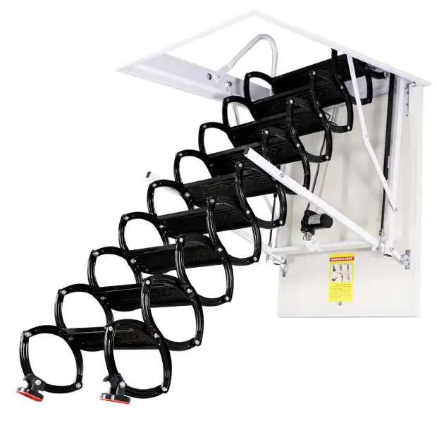 

Автоматический пульт дистанционного управления, лестница в стиле лофт, вилла, электрическая телескопическая лестница, невидимая внутренняя складная лестница, домашняя дуплексная лестница