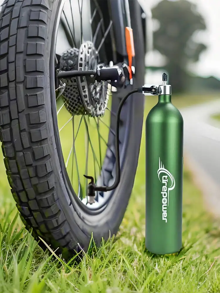 AliExpress MaiSaiOu 1.3L MTB Road Inflator Tyre Air bottle Tire Booster Aluminum Alloy 200PSI With Valve Gas Cylinder For Bike Vacuum Tubeless Tire
