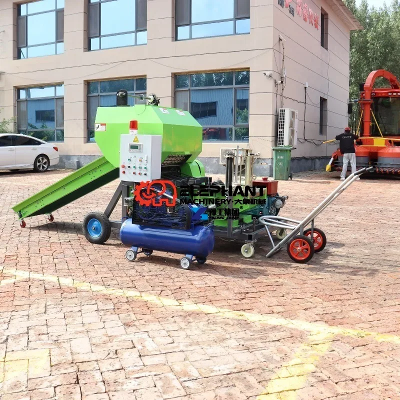 Hot Sale Farm Corn Silage Hay Baler Machine Silage Processing Equipment for Agricultural Grass Straw Forage Baling Work