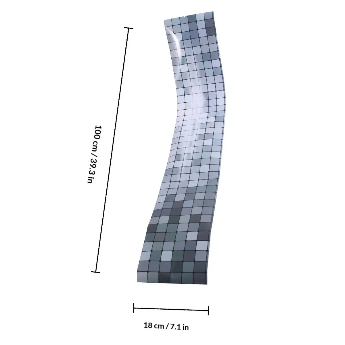 Living Room Wall Stickers Waterproof Tile Stair Protector Mosaic Design Removable Self-Adhesive for Bathroom