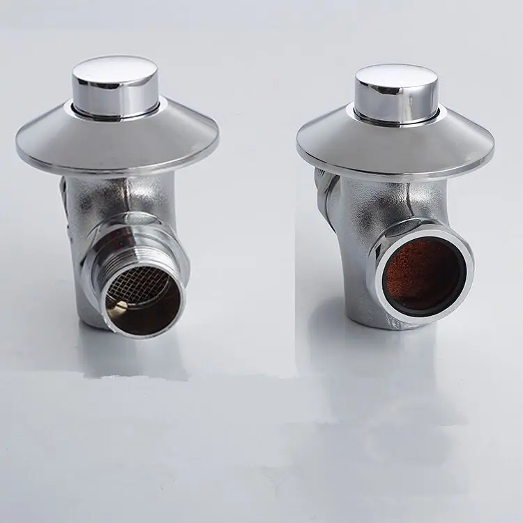 High Quality Chrome Brass Toilet Flush Valve Button