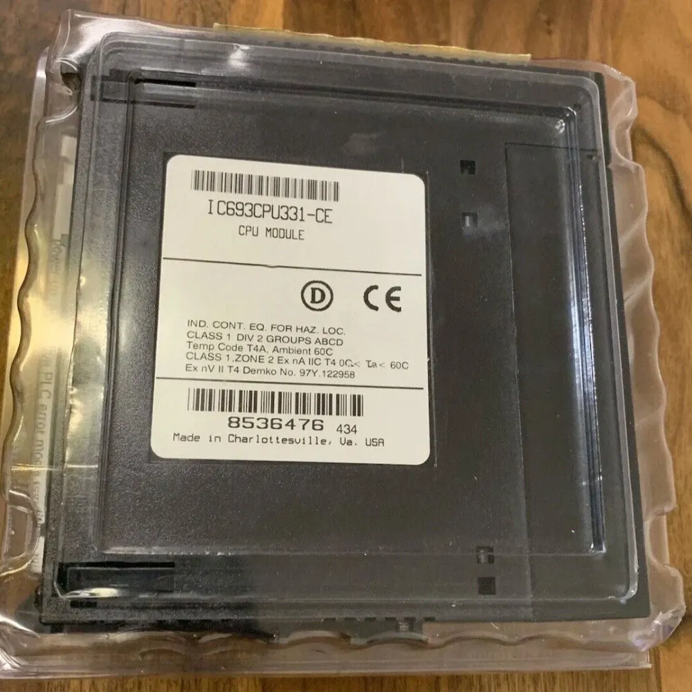 

Brand New IC693CPU331-CE One Year Warranty