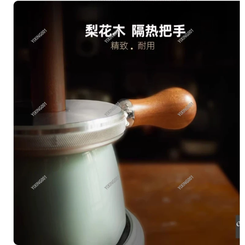 450ml 4Bar Pneumatic Milk Frother Latte Art Foam Maker for Camping Coffee Home Coffee Shop Use