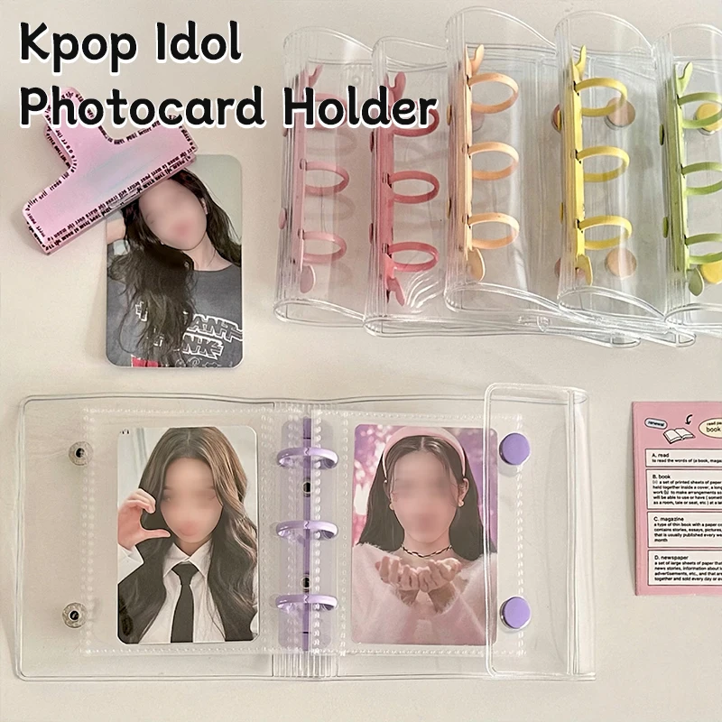 Binder Photo Album Kpop Photocard Holder Idol Card Collect Book Binding Machine Binder Photocards Kpop Albums Kpop Card Binder