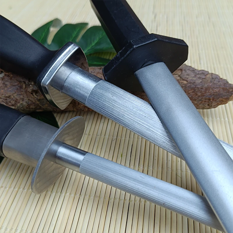 Kitchen Chef Knife Honing Steel Stick Stainless Steel Professional Knife Sharpening Tool - view 4
