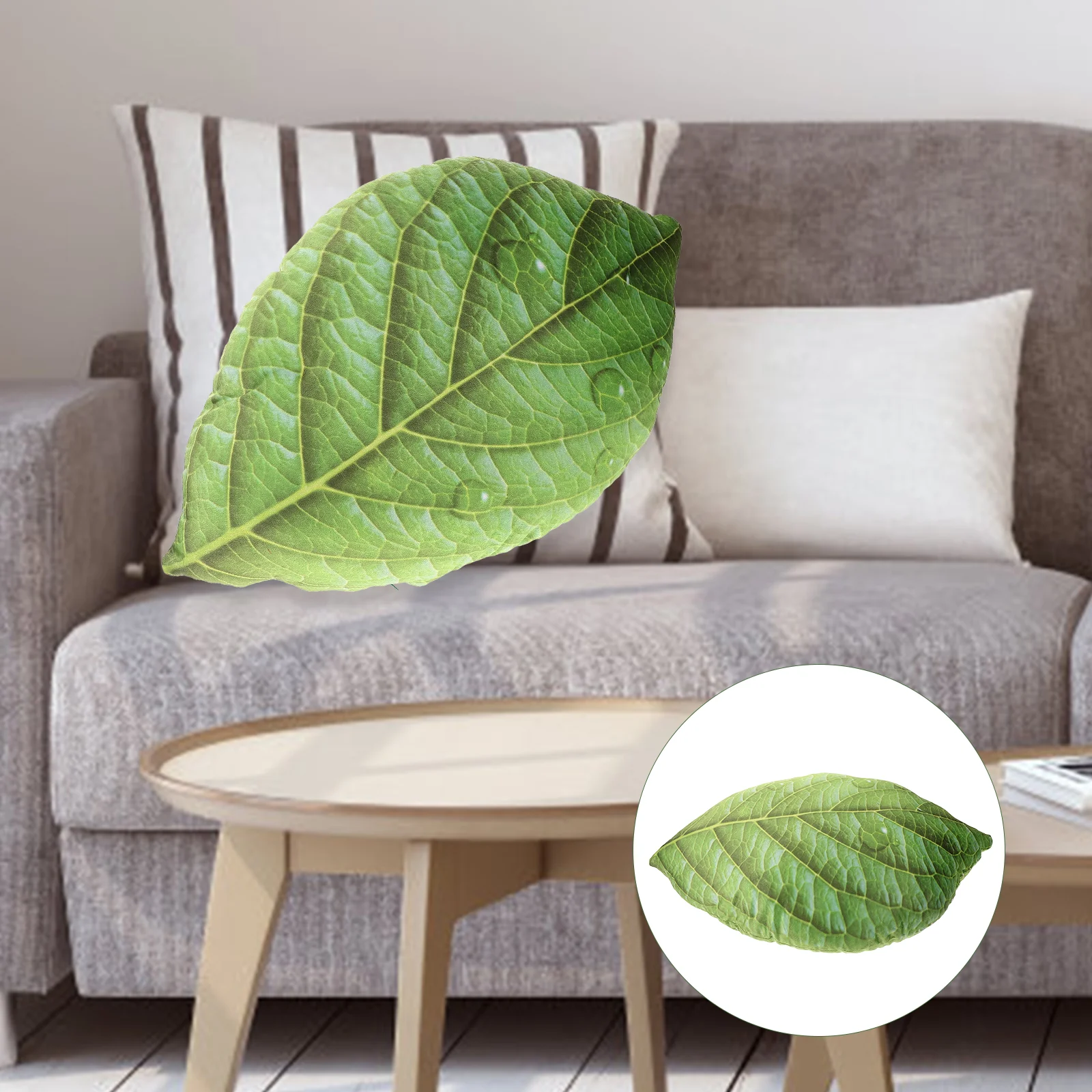 Oreiller décoratif en coton PP avec simulation de plante, coussin, coussin, rembourrage, cuir chevelu doux, tissu unique, document simple, polyvalent, canapé