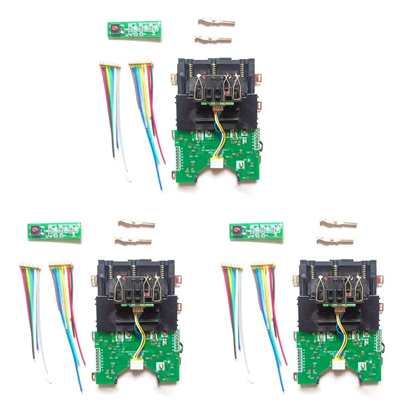 3X BMS For Dewalt 20/60V 54V 21700 And 18650 Circuit Board Flexvolt Lithium Battery Li-On Protection Board PCBA