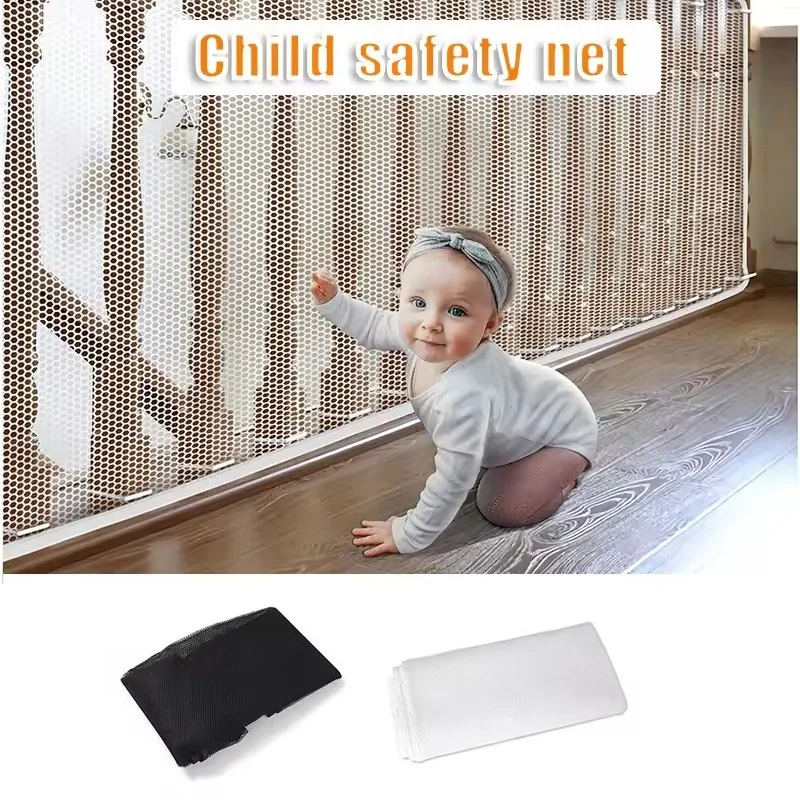 

Kids Stairs Safety Net Durable Child Safety Protective Net Multipurpose Bannister Guard Deck Fence Fine Mesh for Balcony Stairs